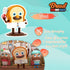 Bread Barbershop Figurine Doll (Bread), Toast Character Collectibles Toys Figures, Action Figures, Unique Home Office Decor, Birthday Holidays Boy...