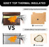Upgraded Fireproof Document Bag Waterproof Fireproof Bag with Zipper,9 Layers of Heat Insulated Materials,6200°F Fireproof Money Bag for Cash,Valu...