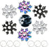 18-in-1 Snowflake Multi Tool Portable Stainless Steel Snowflake Bottle Opener/Flat Phillips Screwdriver Kit/Wrench Tools for Outdoor Camping Tool ...