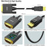 DisplayPort to DVI Adapter, Dp Display Port to DVI Converter Male to Male Gold-Plated Cord 3 Feet Black Cable for Lenovo, Dell, HP and Other Brand...