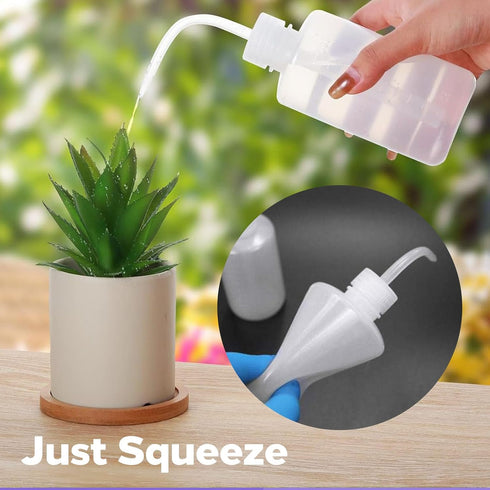 Tattoo Wash Bottles - 2pcs 250ml/8oz Tattoo Squeeze Bottle Tattoo Wash Bottle Watering Tools,Economy Plastic for Tattoo Supplies...