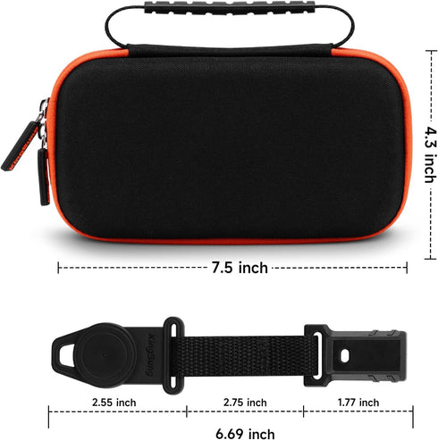 Hard Caser Bundle with Magnetic Hanger Strap Replacement for Klein Tools MM400/MM325/MM300/MM200/ET140/MM720 Digital Multimeter by KingSung...