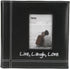 Pioneer Photo Albums Embroidered Live, Laugh, Love Black Sewn Leatherette Frame Cover Album for 4"x6" Prints...