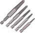 5pcs Broken Head Screw Screw Extractor Hex Handle Electric Extracting Tool Damaged Bolts Removal Tool Easy Out Kit...