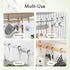 Amazer Matte Black Shower Curtain Rings - Set of 12 - Rust-Resistant Metal Shower Hooks for Bathroom Shower Rod...