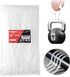 White Zip Ties 12 Inch 100 Pack Clear Tensile Strength 60 lbs UV Resistant Industrial Cable Ties Self Locking Zipties Wire Ties Wrap Indoor Outdoo...