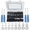 740pc Universal O Rings Assortment in 24 Sizes with 4pc Tools | Rubber O Rings Kit for Faucet Plumbing Automotive Repair | Nitrile Rubber Oring Ki...