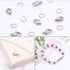 PandaHall 100pcs 304 Stainless Steel Lobster Claw Clasps with 300 pcs 6mm Open Jump Rings Necklace Clasps and Closures for Earring Bracelet Pendan...