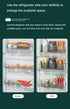 Set of 2 Storage Organizer Bins Wall Mounted Floating Shelves Fridge Organizer Stackable Clear Plastic Storage Bins for Wall, Refrigerator, Kitche...