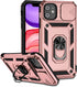 Hitaoyou Compatible iPhone 11 Case with Camera Cover & Kickstand, Military Grade Shockproof Heavy Duty Protective Magnetic Case - Pink...