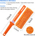 4 Pack 16-Inch Length Microfiber Dusters, Reusable and Washable, Soft Fibers with Strong Dust Adsorption Ability,Very suitable for home cleaning, ...