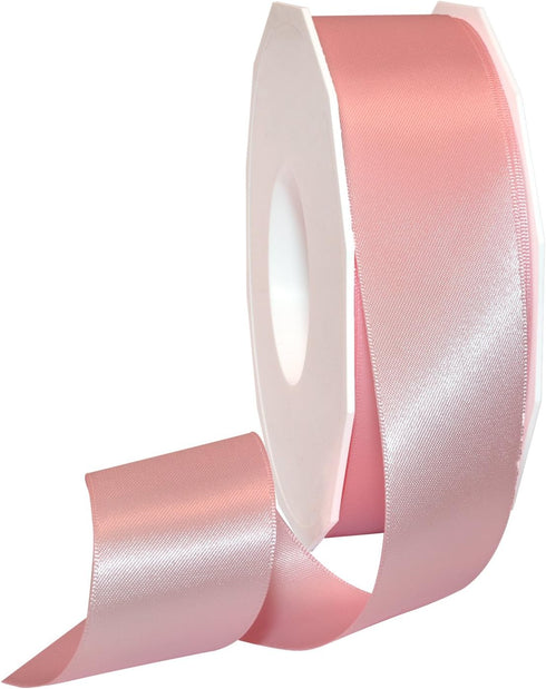 Morex Ribbon Double Face Satin Ribbon 1.5" X 50 YD Light Pink Ribbon for Gift Wrapping, Birthday Gift Cards, Satin Dress for Women, Silk Ribbons f...