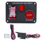 12V Ignition Switch Panel, Race Car Ignition Switches with Push Button Engine Starter Switch Panel, Racing Switch Panel Carbon Fiber LED Ignition ...