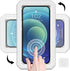 Waterproof Shower Phone Holder Wall Mounted 360°Rotation Anti Fog HD High Sensitivity Touch Screen Phone Case for Bathroom Bathtub Kitchen Mirror ...