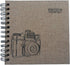 Enyuwlcm Linen Hardcover Small Scrapbook with Black Pages 4 x 6 Handmade Photo Album DIY Album Book Suitable for School Kids Boy 40 Pages Coffee...