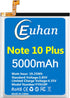 Galaxy Note 10 Plus Battery, Upgraded 5000mAh Li-Polymer EB-BN972ABU Internal Replacement Battery for Samsung Galaxy Note 10+ Note 10 Plus SM-N975...