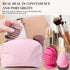 BS-MALL Makeup Sponge Holder & Makeup Sponges – Durable Silicone Holders with Suction Cups for Travel – Portable and Versatile...