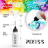 Alcohol Ink Blending Solution (4-Ounce), Pixiss Alcohol Ink Blending Solution Tools, Pixiss Needle Tip Applicator and Refill Bottles and Funnel - ...