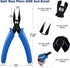 2 Pcs Split Ring Pliers Crimping Pliers Jewelry Jump Ring jewelry Pliers for Opening Split Ring or Key Chain, Wire Flush Cutter Pliers Set for Jew...