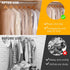 10Pcs (24 x 36 In) Clear Plastic Clothes Covers, Dry Cleaners Bags Hanging Dust-proof Clothing Protector Covers Garment Bags for Home Storage Clot...