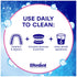 Efferdent Retainer Cleaning Tablets, Denture Cleanser Tablets for Dental Appliances, Complete Clean, 102 Tablets...