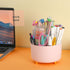 Pencil Holder for Desk, 360 Degree Rotating Desk Organizer Pen Holder, Spinning Makeup Brush Holder, 5 Slots Pencil Cup for School, Office, Home, ...