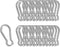 DELSWIN 25 Pcs Small Carabiner Clip - Stainless Steel Spring Snap Hook for Bird Feeders or Dog Leash & Harness, Quick Link Keychain(M4,40mm, can H...