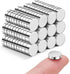 SMARTAKE 120 Pcs Refrigerator Magnets, 10x2.6mm Small Round Fridge Magnets, Multi-Use Premium Neodymium Office Magnets for Fridge, Whiteboard, Bil...