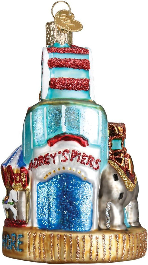 Old World Christmas Glass Blown Ornament Jersey Shore (20096)...