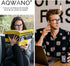 AQWANO Bifocal Reading Glasses Men Women Lightweight Comfortable 2 Pack Round Fashion Readers with Spring Hinges, 2.0...