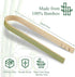 40 Pieces Mini Bamboo Disposable Tongs for food 4 Inch Bamboo Toast Tongs Disposable Mini Braces Wooden Cooking Braces for charcuterie Cooking Toa...