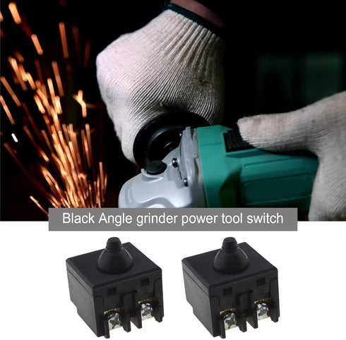 2PCS Angle Grinder Switch for 100mm 4" Angle Grinder Push Button Power Switch Replacement Handheld Electric Tool Accessories...