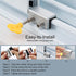 Window Locks,Sliding Security Windows Locks With Key, Window Security Bars for Vertical&Horizontal Slide Door,Adjustable Security Locks For Child ...
