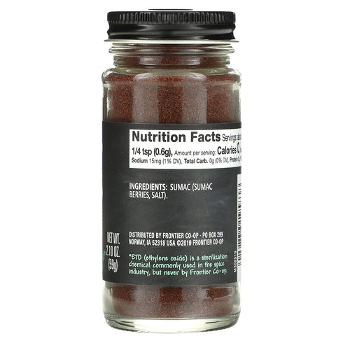 Frontier Natural Products, Ground Sumac, 2.10 oz (59 g)...