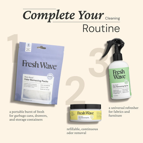 Fresh Wave Odor Eliminator Spray & Air Freshener, 8 fl. oz., Natural Ingredients...