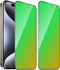 2 Pack for iPhone 15 pro Privacy Screen Protector Tempered Glass for 15pro 6.1inch Anti Spy Anti Blue Light Gradient Green Full Coverage Bubble Fr...