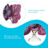 POPETPOP Betta Leaf 2pcs Beta Fish Leaf Bed Aquarium Purple Plant Leaf Hammock Suction Cup Fish Tank Betta Fish Leaf Lounger Landscape Decoration ...