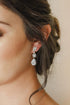 SWEETV Wedding Jewelry Sets for Brides Bridesmaid,Cubic Zirconia Teardrop Bridal Necklace Earrings Set Wedding Prom Jewelry for Women...