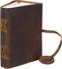 Handmade Leather Journal/Writing Notebook Diary/Bound Daily Notepad For Men & Women Unlined Paper Medium, writing pad for artist, sketch (Brown Ta...