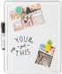 U Brands Contempo Magnetic Dry Erase Board, 11”x14”, White Modern Frame, Includes Magnet and Marker...
