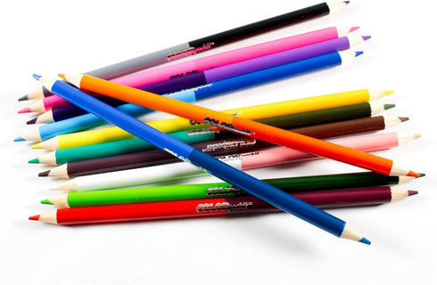 12 Premium Double-Sided Colored Pencils with 24 colors!...