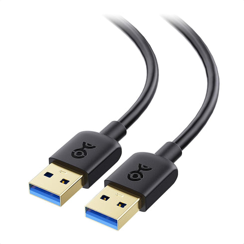 Cable Matters Long USB 3.0 Cable 10ft, USB to USB Cable/USB A to USB A Cable/Male to Male USB Cord/Double USB Cord in Black......