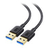 Cable Matters Long USB 3.0 Cable 10ft, USB to USB Cable/USB A to USB A Cable/Male to Male USB Cord/Double USB Cord in Black......
