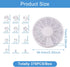 Pandahall 376Pcs 5 Size Clear Cubic Zirconia Cabochons Grade A Round Faceted Rhinestone Gems Gemstone with Pointed Back for Nail Art Craft Jewelry...