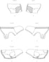 Simplicity Sporty Pet Clothes Sewing Pattern Kit, Code S9532, XS-S-M-L-XL, Multicolor...