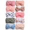 KIDOCHEESE Oversized Baby Headbands with Bows - Elastic Nylon Hairbands, Head Wraps and Hair Accessories for Newborns, Infants, Toddlers and Kids...