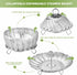 Steamer Basket, Premium Stainless Steel Vegetable Steamer Basket for Veggies & Seafood Cooking, Expandable Food Steaming Basket Fits for Various S...