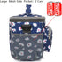 FlowFly Insulated Reusable Lunch Bag Adult Large Lunch Box for Women and Men with Adjustable Shoulder Strap,Front Zipper Pocket and Dual Large Mes...