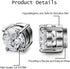 HENGYID 4 Pairs Stainless Steel Magnetic Stud Earrings for Men Women CZ Magnet Non Pierced Clip On Earrings Set 6MM...