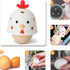 Egg Brush Cleaner, Silicone Egg Brush for Fresh Egg, Reusable Egg Cleaning Tools, Funny Shape Scrubbing Brush for Eggs...